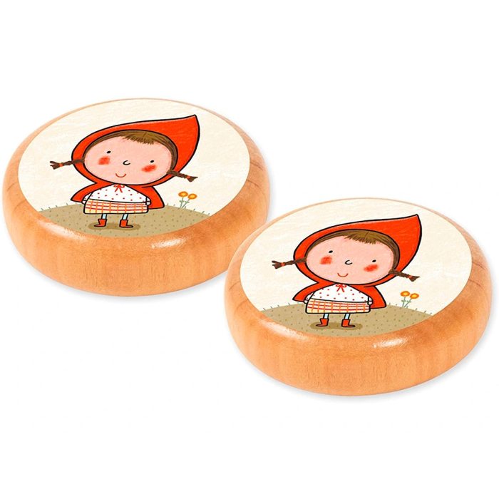 Goula Juego Didáctico Memo Caperucita Roja Juego de Memoria con Personajes de Madera 6