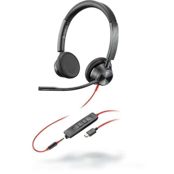Poly Blackwire 3325, Microsoft, USB-C Poly Blackwire 3325, Microsoft, USB-C