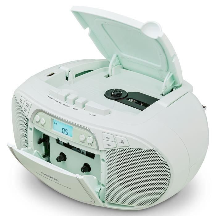 Medion MED4061275227499 Radio CD FM, 2x2.2W RMS, Verde 4