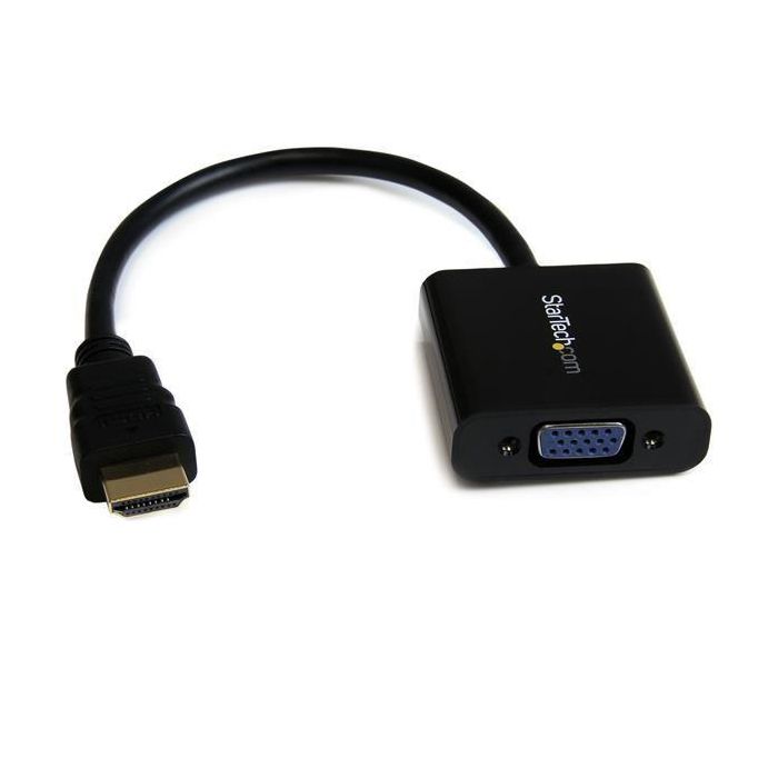 Adaptador HDMI Startech HD2VGAE2 1920 x 1080 px Negro