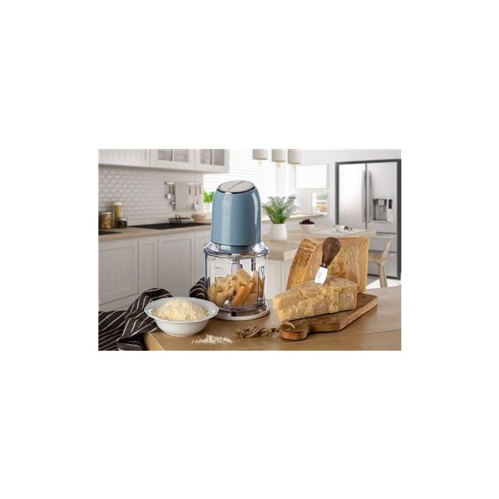 Ariete 438/05 Picadora Vintage Azul 400W 4 Cuchillas Acero Inoxidable 2 Velocidades 9