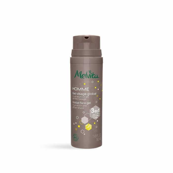Melvita Gel de Rostro Global 4 en 1 para Hombre 50ml - Hidratante, Antiedad, Calmante Post-Afeitado, Todo Tipo Piel 1 Melvita Gel de Rostro Global 4 en 1 para Hombre 50ml - Hidratante, Antiedad, Calmante Post-Afeitado, Todo Tipo Piel 1
