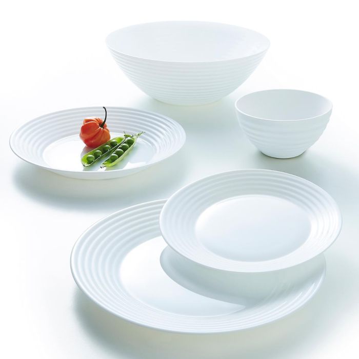 Plato Llano Opal Harena Luminarc 25 cm 2 Plato Llano Opal Harena Luminarc 25 cm 2