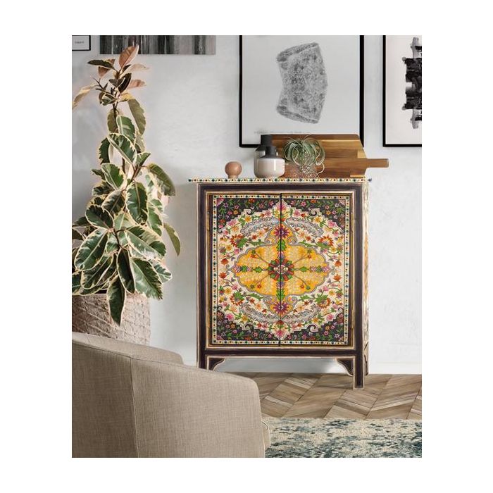 Giner y Colomer Aparador Multicolor de Madera de Mango 80 cm 6