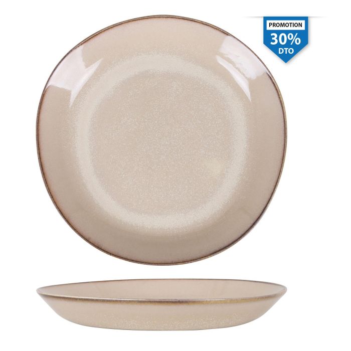 Purasangre Plato Hondo Duomo Marrone 23 cm (6 Unidades) Purasangre Plato Hondo Duomo Marrone 23 cm (6 Unidades)