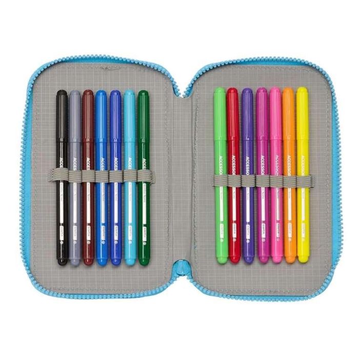 Plumier Escolar Safta Doble Cremallera 28 Piezas Algo De Jaime 40x125x195 mm 2 Plumier Escolar Safta Doble Cremallera 28 Piezas Algo De Jaime 40x125x195 mm 2