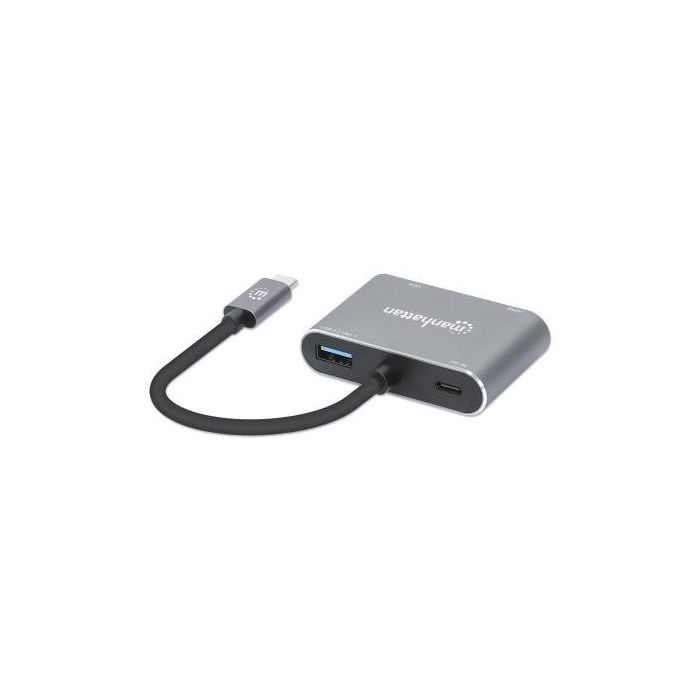 MANHATTAN USB-C auf HDMI & VGA 4in1 Konverter Power Delivery 2 MANHATTAN USB-C auf HDMI & VGA 4in1 Konverter Power Delivery 2