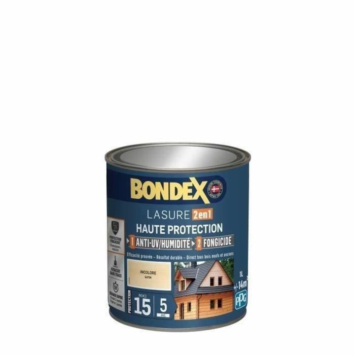 BONDEX Tinte Satinado Alta Protección 2 en 1 5 años - Incoloro BONDEX Tinte Satinado Alta Protección 2 en 1 5 años - Incoloro