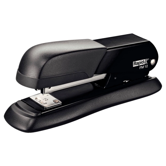 Rapid Grapadora Metálica Negra Capacidad 25 Hojas Usa Grapas 24/6 y 26/6 1