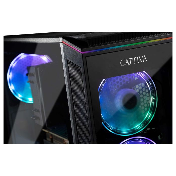 Captiva R89-503 PC Gaming Highend, AMD Ryzen 7 7800X3D, 32GB DDR5, 2TB SSD M.2, NVIDIA GeForce RTX 5070 Ti 16GB, Windows 11 Home, Torre Midi Negra