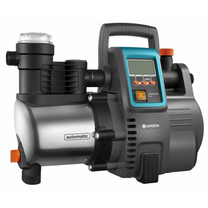 Gardena 6000/6E 1760-20 Bomba automática de superficie Premium inox para hogar y jardín con pantalla LCD 0 Gardena 6000/6E 1760-20 Bomba automática de superficie Premium inox para hogar y jardín con pantalla LCD 0