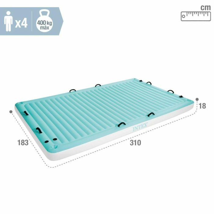 Colchoneta hinchable water lounge capacidad 4 personas (400 kg) 310x183 cm 1 Colchoneta hinchable water lounge capacidad 4 personas (400 kg) 310x183 cm 1