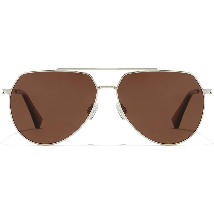 Hawkers SHADOW #karat brown Gafas de Sol Polarizadas Aviador Unisex Adulto Acero Inoxidable con Protección UV 2