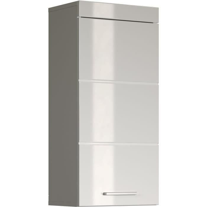 Mueble contenedor alto para baño AMANDA - 1 puerta - Blanco - TRENDTEAM Mueble contenedor alto para baño AMANDA - 1 puerta - Blanco - TRENDTEAM
