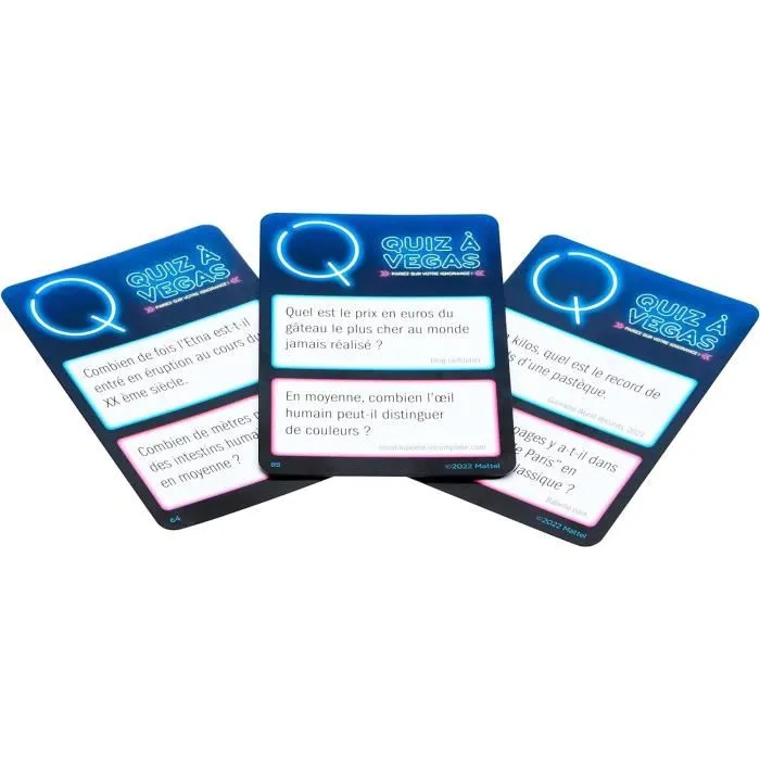 Mattel Games QUIZ EN VEGAS HNY92 Juego Familiar 2