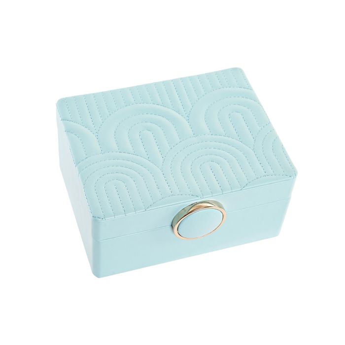 DKD Home Decor Joyero Glam Verde Menta 17 x 10 x 23 cm 2