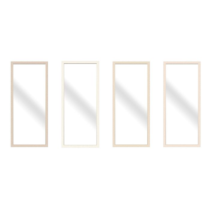 Espejo Moderno DKD Home Decor Blanco Beige 2 x 156 x 67 cm (4 Unidades) 0 Espejo Moderno DKD Home Decor Blanco Beige 2 x 156 x 67 cm (4 Unidades) 0