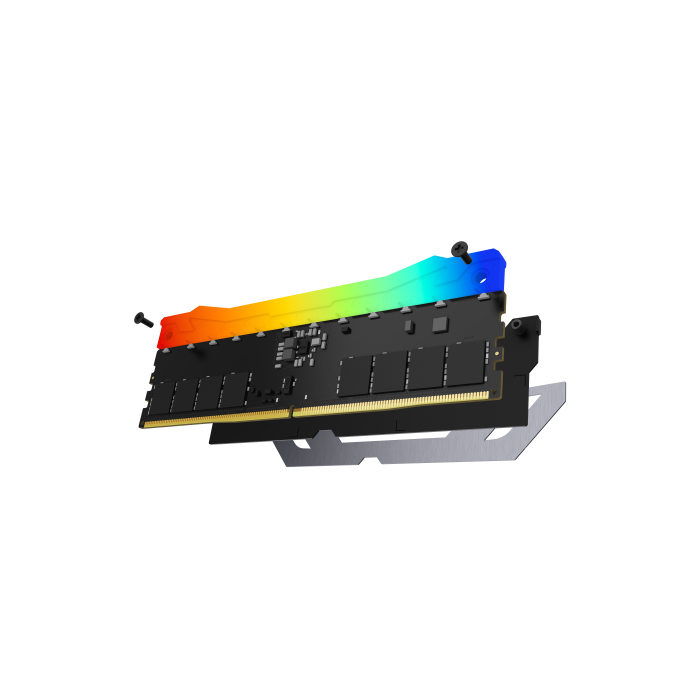 Kingston Memoria RAM DDR5 48GB (2x24GB) 8400MT/s CL40 Fury Renegade RGB Silver XMP Kit KF584CU40RSAK2-48 6