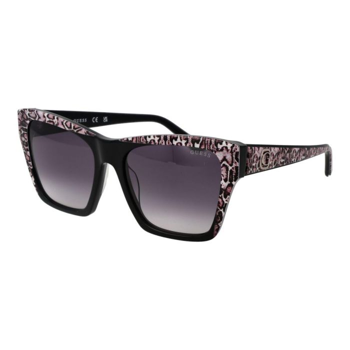 Guess GU00113 05B Gafas de Sol para Mujer, de Diseño Cuadrado, Montura Negra y Cristales Gris Humo Degradado 55mm 3 Guess GU00113 05B Gafas de Sol para Mujer, de Diseño Cuadrado, Montura Negra y Cristales Gris Humo Degradado 55mm 3