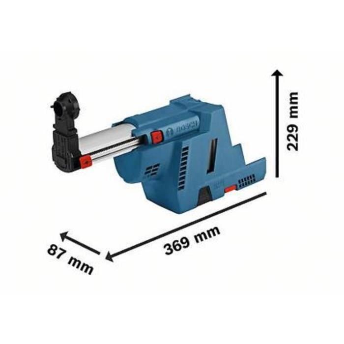 Bosch Professional 1600A0051M Accesorio de aspiración GDE 18V-16 para GBH 18V-24, GBH 18V-26 y GBH 18V-28 1