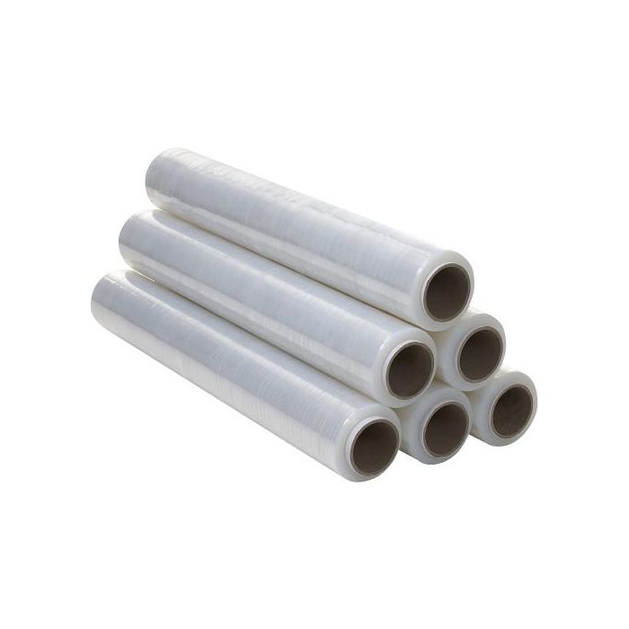 Caja 6 Bobinas Film Transparente 50 cm Ancho 23 Micras 2300g Rollo 324TRANS.