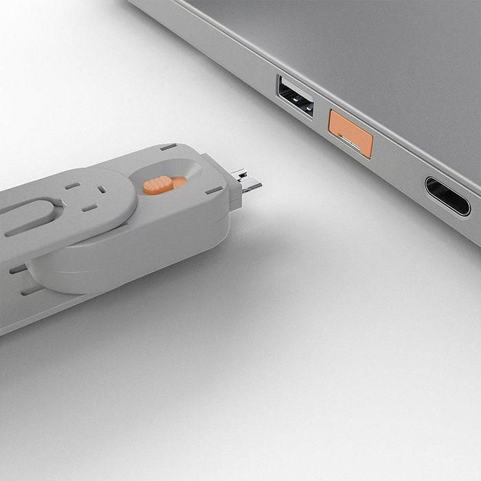 Lindy Bloqueador de Puertos USB Paquete de 4 Naranja para Control de Acceso y Seguridad Física de Conexiones en PC y Dispositivos 3