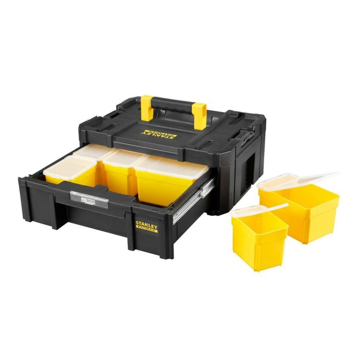 Caja de Herramientas Stanley Polipropileno Plástico 1 Compartimento 12 Caja de Herramientas Stanley Polipropileno Plástico 1 Compartimento 12