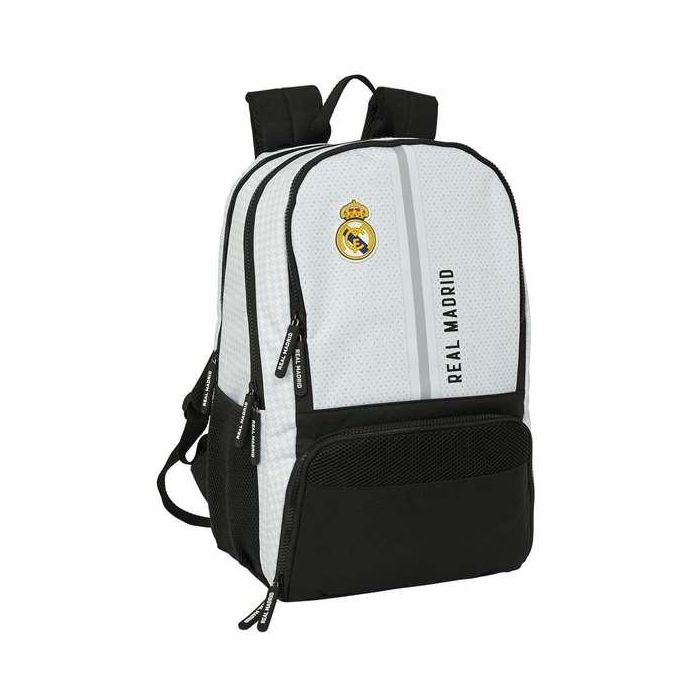 Mochila de Pádel Real Madrid C.F. 24/25 Blanco Gris 0 Mochila de Pádel Real Madrid C.F. 24/25 Blanco Gris 0