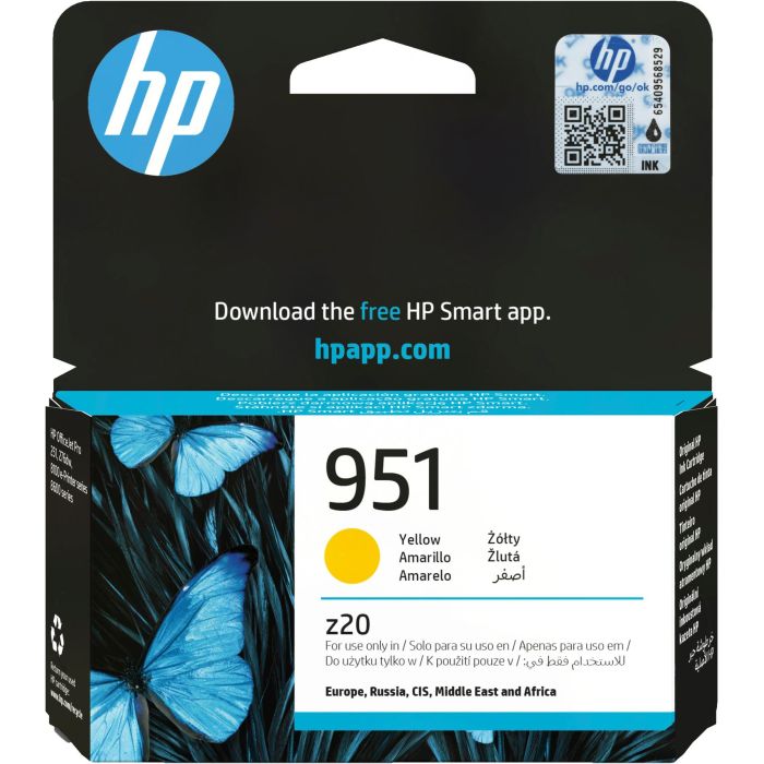 HP CN052AE Cartucho de Tinta Amarilla 951