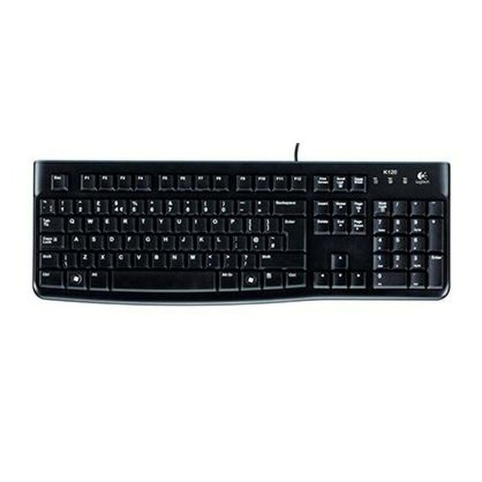 Teclado Logitech K120 Negro Qwerty Español (10 Unidades) 1 Teclado Logitech K120 Negro Qwerty Español (10 Unidades) 1