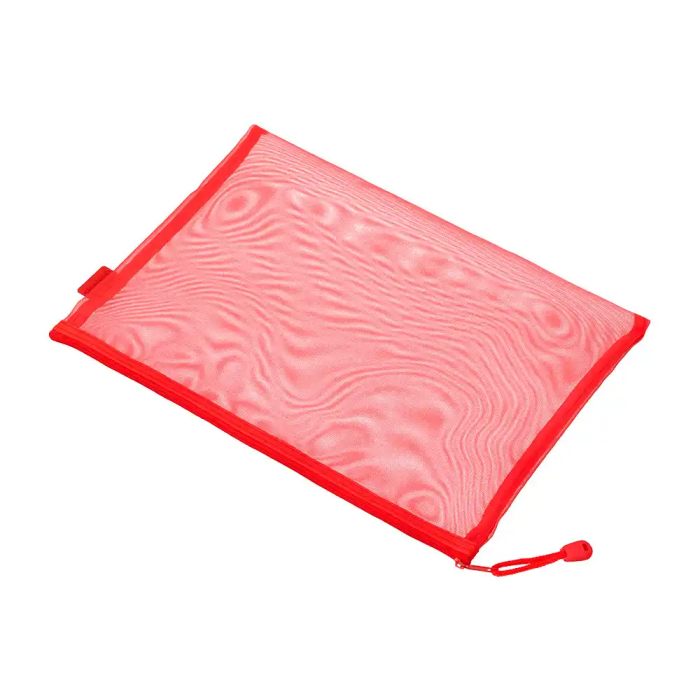 Liderpapel Bolsa zipper bag de poliéster transpirable multiusos tamaño Din A4 color rojo 3 Liderpapel Bolsa zipper bag de poliéster transpirable multiusos tamaño Din A4 color rojo 3