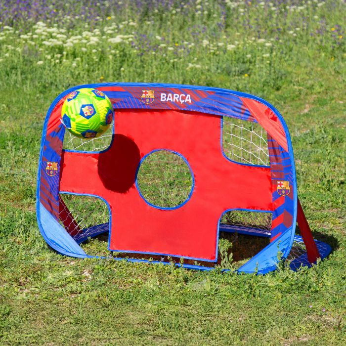 Portería de Fútbol F.C. Barcelona 120 x 80 x 80 cm (4 Unidades) 4