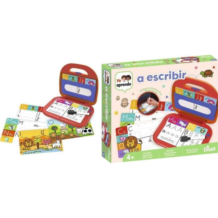 Diset 63787 Yo Aprendo A Escribir Pupitre Maletín Luminoso Autocorrectivo para Niños +4 Años Diset 63787 Yo Aprendo A Escribir Pupitre Maletín Luminoso Autocorrectivo para Niños +4 Años