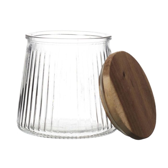 Home Deco Factory Bote con Tapa Acacia 650 Ml 2 Home Deco Factory Bote con Tapa Acacia 650 Ml 2
