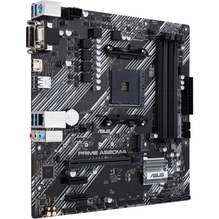 Asus Prime A520M-A II/CSM Placa Base Socket AM4 Micro ATX A520 para AMD Ryzen 3000/4000/5000, M.2, USB 3.2 Gen 1, CSM 3 Asus Prime A520M-A II/CSM Placa Base Socket AM4 Micro ATX A520 para AMD Ryzen 3000/4000/5000, M.2, USB 3.2 Gen 1, CSM 3