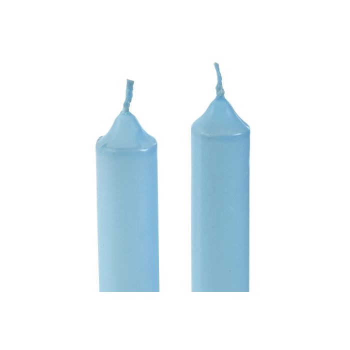 DKD Home Decor Vela Mediterraneo de Cera Azul y Marrón, 25 cm de Alto, Set de 2 Unidades 2 DKD Home Decor Vela Mediterraneo de Cera Azul y Marrón, 25 cm de Alto, Set de 2 Unidades 2