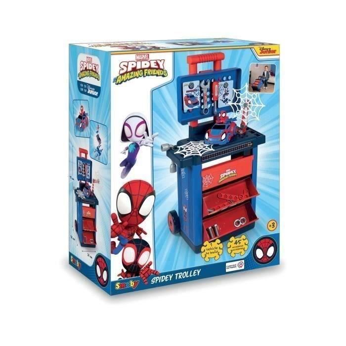 Smoby - Spidey - Carro de bricolaje 1 Smoby - Spidey - Carro de bricolaje 1