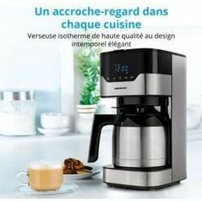Cafetera de filtro programable con jarra - MEDION - MD 18458 - isotérmica - 900W - 1,2 L 4 Cafetera de filtro programable con jarra - MEDION - MD 18458 - isotérmica - 900W - 1,2 L 4