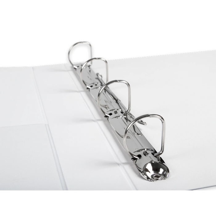 Liderpapel Carpeta Canguro 4 Anillas Mixtas 25mm A4 Plástico Blanco 7