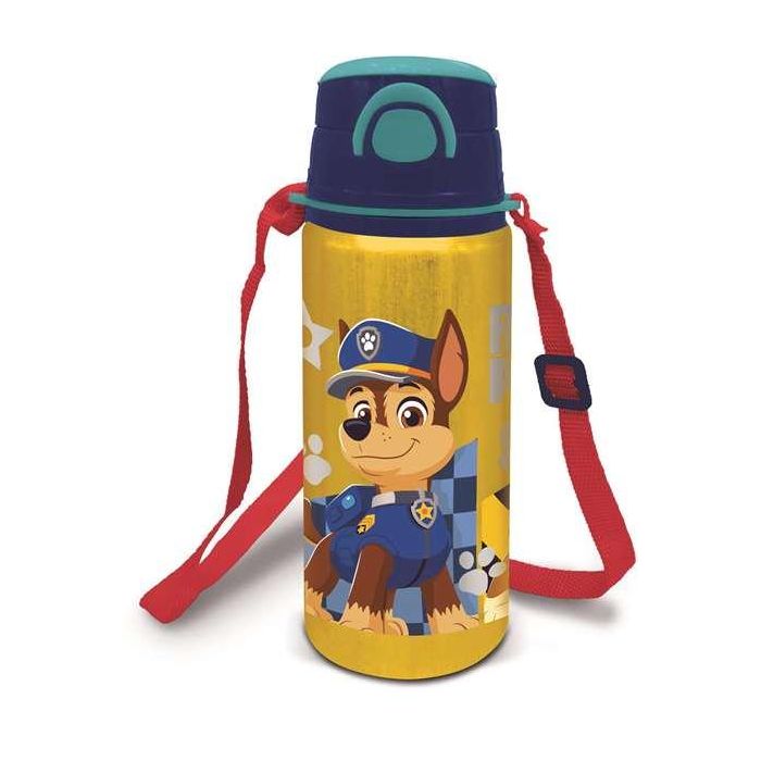 Botella de aluminio con correa paw patrol boy rescue pups 730 ml Botella de aluminio con correa paw patrol boy rescue pups 730 ml