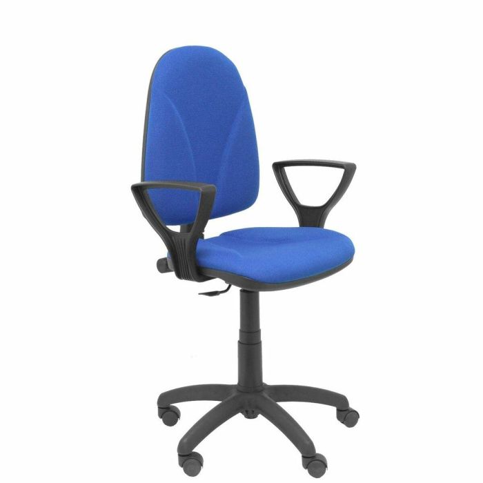 Piqueras y Crespo Silla de Oficina Algarra Giratoria con Brazos, Tejido Bali Azul - Ergonómica, Anatómica, Regulable Piqueras y Crespo Silla de Oficina Algarra Giratoria con Brazos, Tejido Bali Azul - Ergonómica, Anatómica, Regulable
