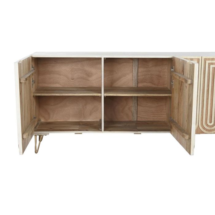 Buffet Neoclasico DKD Home Decor Blanco Marron Claro 38 x 75 x 160 cm 1