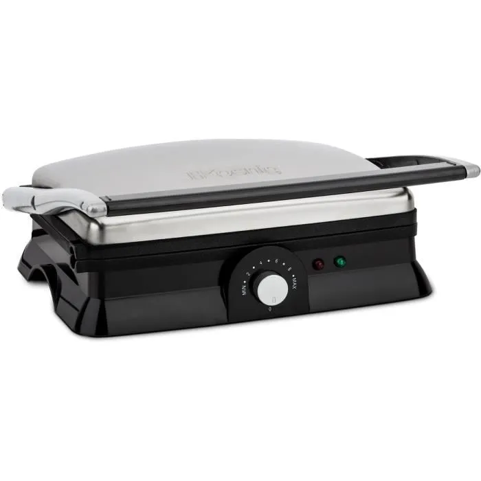 Hkoenig Plancha Eléctrica para Carne GR20 - 2000W, Acero Inoxidable y Negro 0 Hkoenig Plancha Eléctrica para Carne GR20 - 2000W, Acero Inoxidable y Negro 0