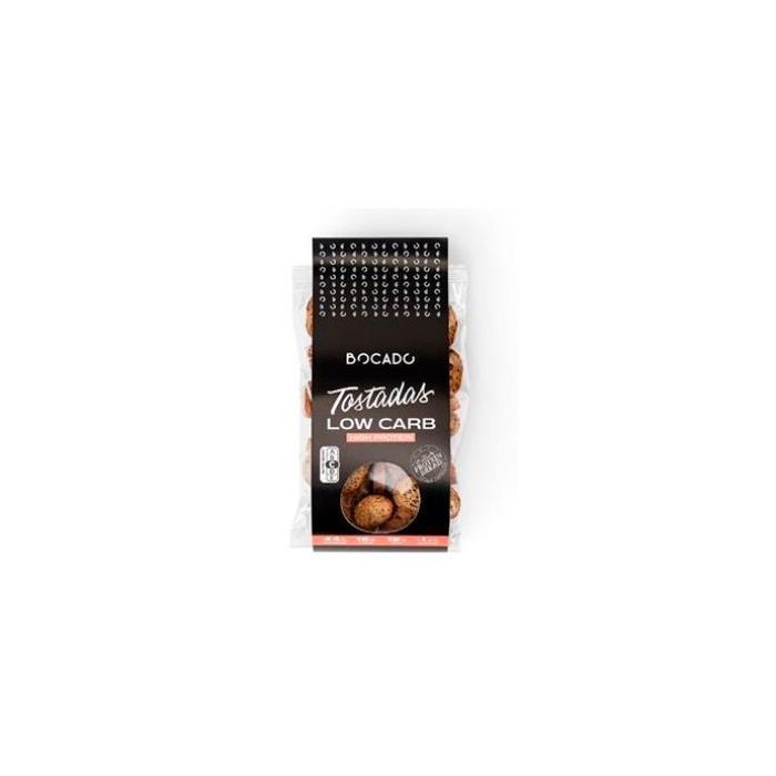 BOCADO Tostadas Low Carb High Protein, Fuente de Omega 3 y Fibra, Veganas 125g