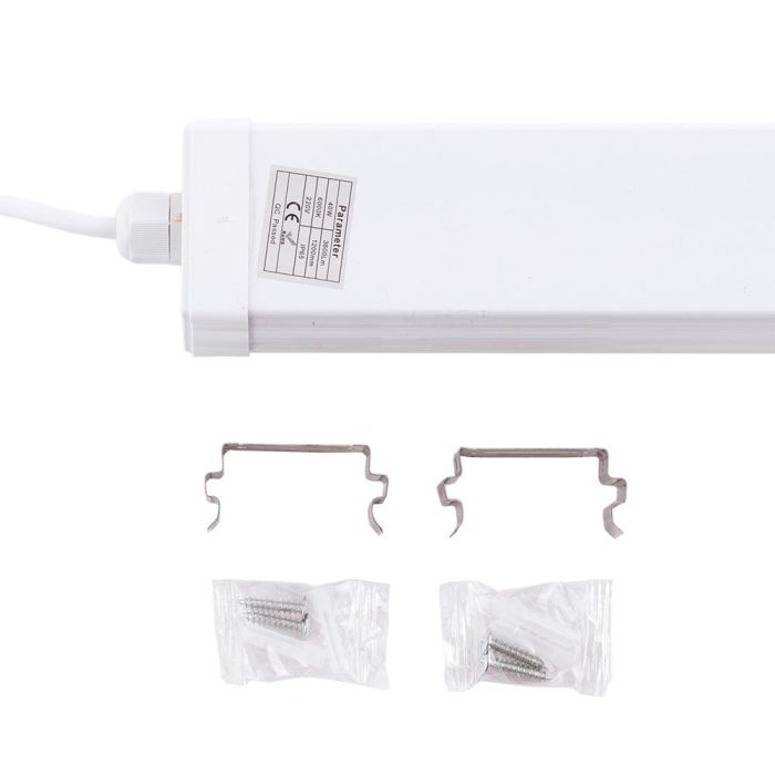 Equipo Estanco LED 40W 3.600Lm 6000ºK 120Cm IP65 50.000H Sensor Proximidad Microondas [HO-WP-40W-1200-CW] 2