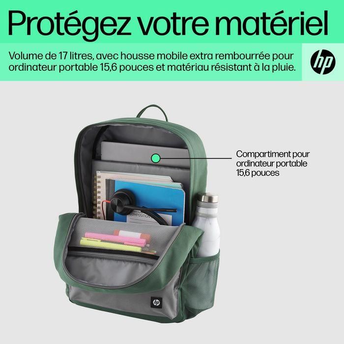Mochila HP 7J595AA Campus para Portátiles hasta 15.6"/ Verde y Gris 11 Mochila HP 7J595AA Campus para Portátiles hasta 15.6"/ Verde y Gris 11