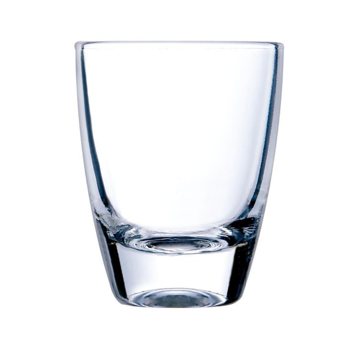 Arcoroc Vasos de Vidrio Gin 3 cL, Set de 24 Unidades, Transparente, Apto Lavavajillas, Ecológico, Larga Duración, Fabricado en Francia