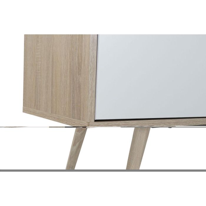 Mueble de TV DKD Home Decor Blanco Metal Madera MDF (160 x 40 x 50 cm) 3 Mueble de TV DKD Home Decor Blanco Metal Madera MDF (160 x 40 x 50 cm) 3