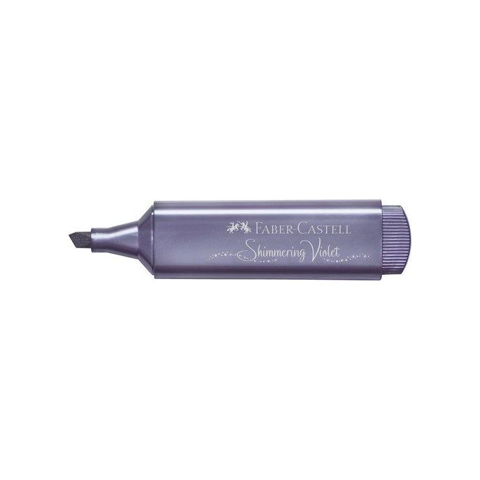 Marcador Fluor Faber-Castell Textliner 1546 Metalico Violeta 10 unidades