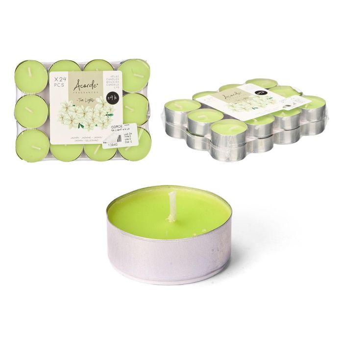 Set 24 Tea Light 4 H Jazmin Acorde 15X3CM (24 Unidades) Set 24 Tea Light 4 H Jazmin Acorde 15X3CM (24 Unidades)